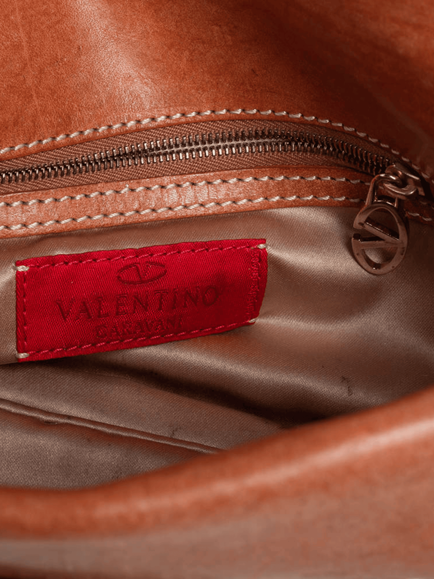Valentino 2000s Coral Embellished Shoulder Bag