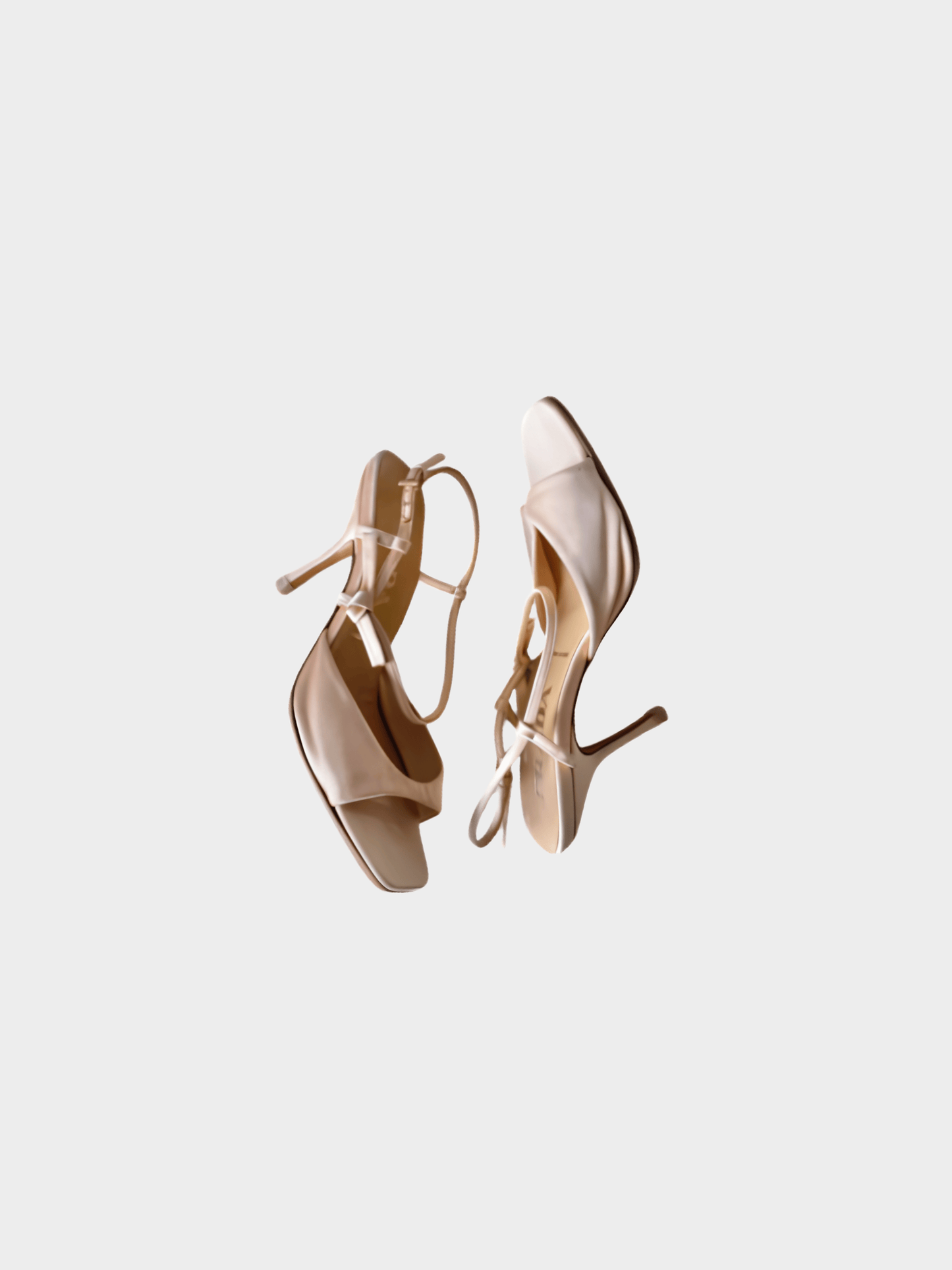 Prada 2000s Pink Satin Slingback Heels