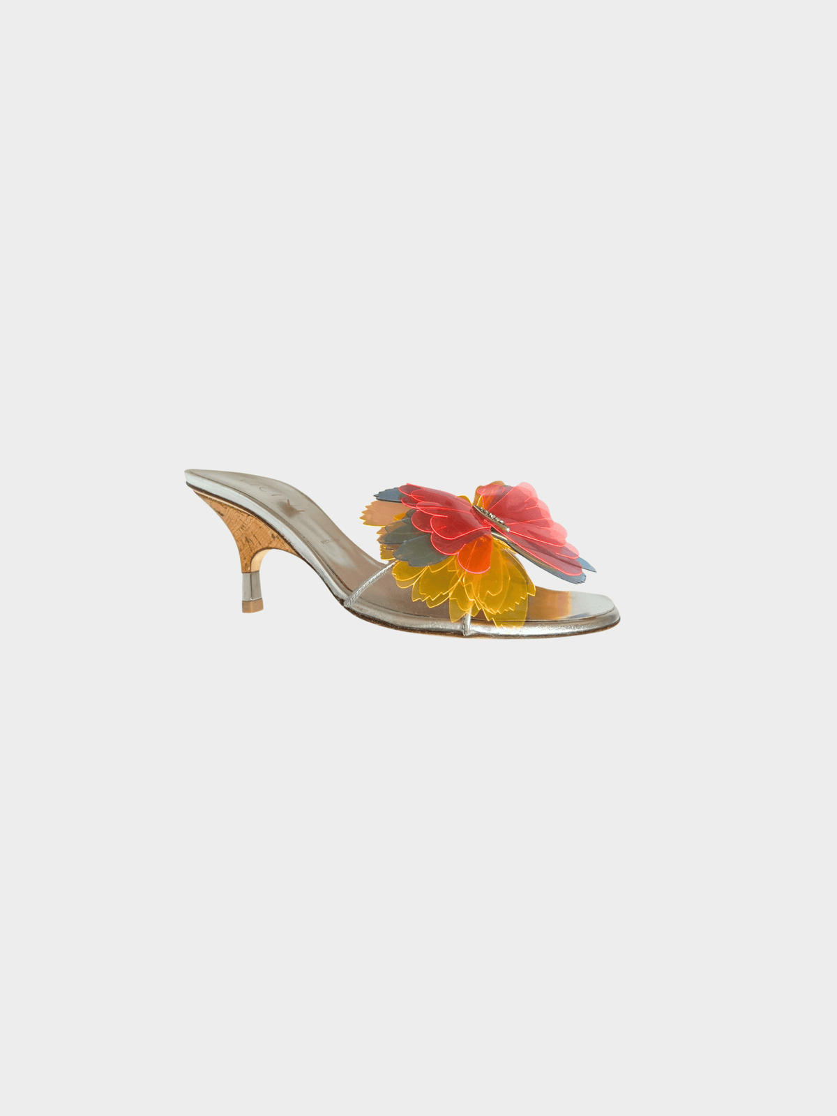 Giuseppe Zanotti 2000s Vicini Butterfly Silver Heels