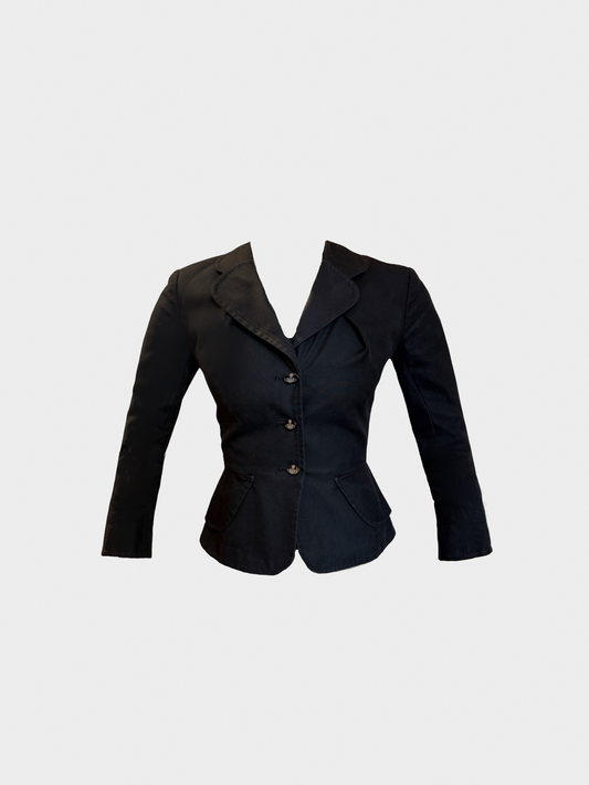 Vivienne Westwood 2000s Black Fitted Blazer