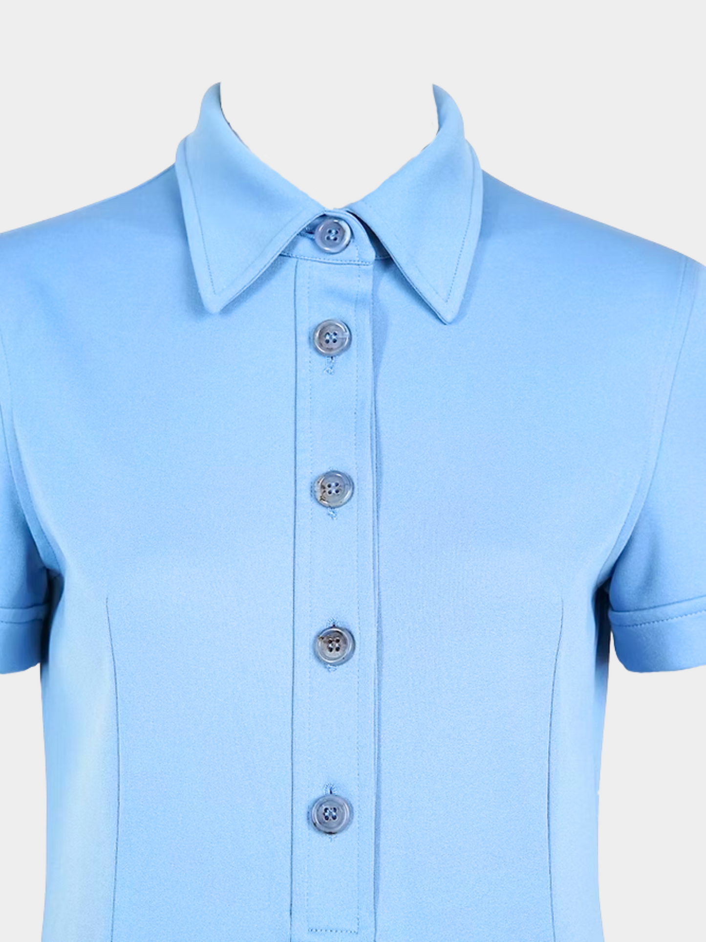 Prada SS 1996 Blue Button Dress