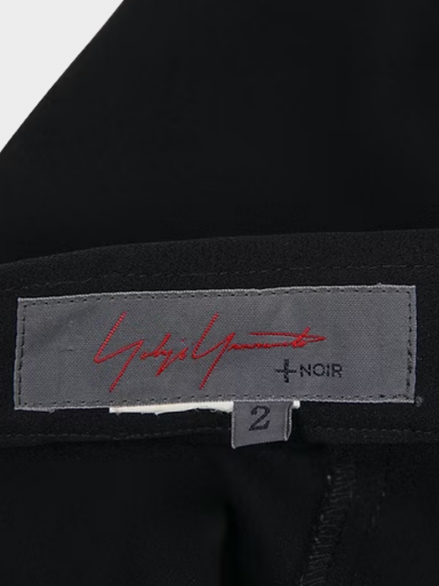 Yohji Yamamoto 2000s +NOIR Black Silk Maxi Skirt