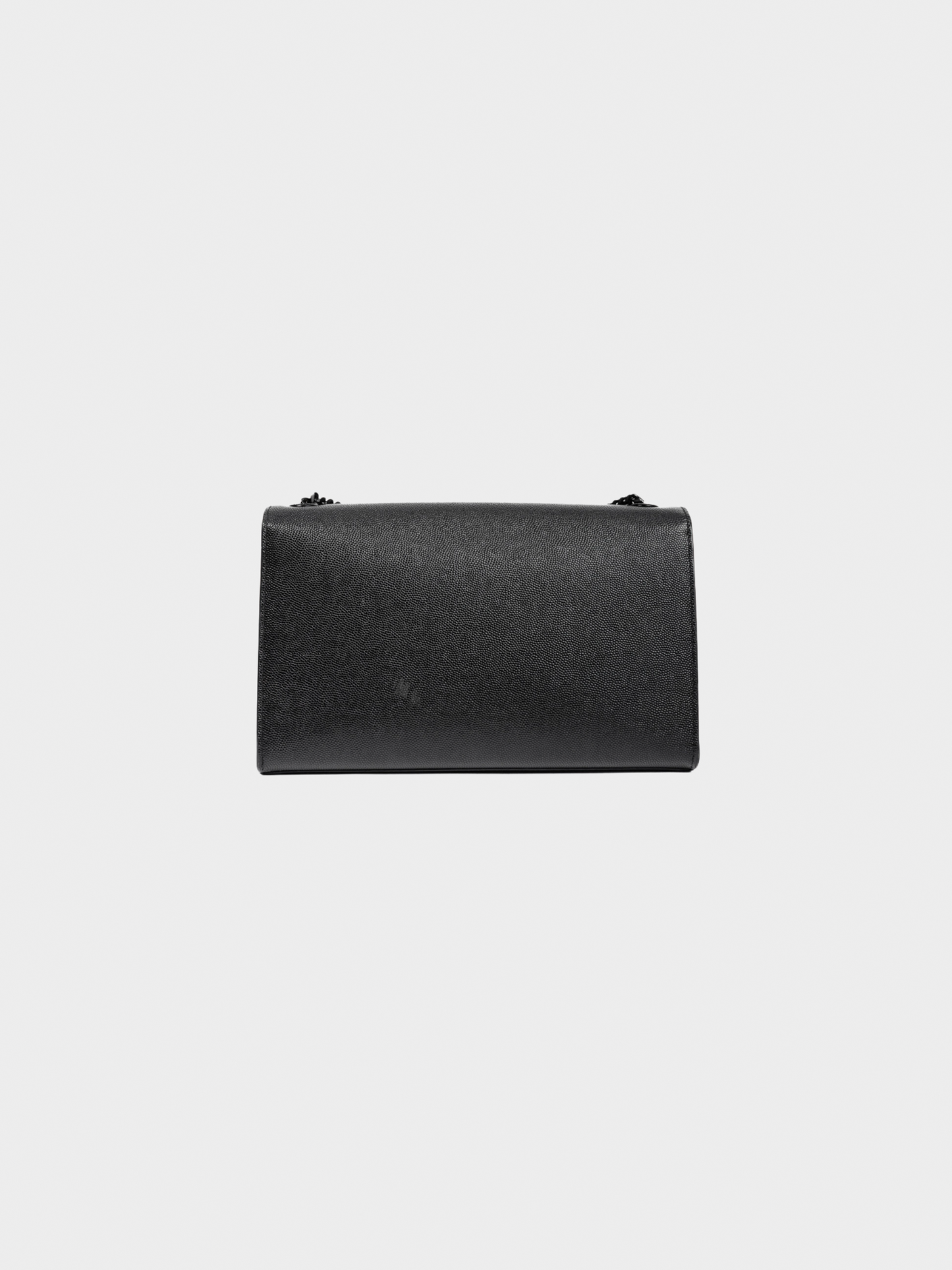 Yves Saint Laurent 2010s Black Kate Medium Grain de Poudre Embossed-Leather Shoulder Bag
