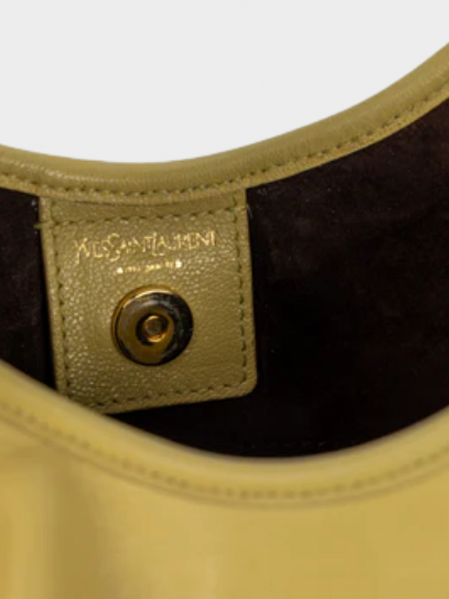 Yves Saint Laurent by Tom Ford SS 2004 Butter Yellow Leather Mombasa Bag