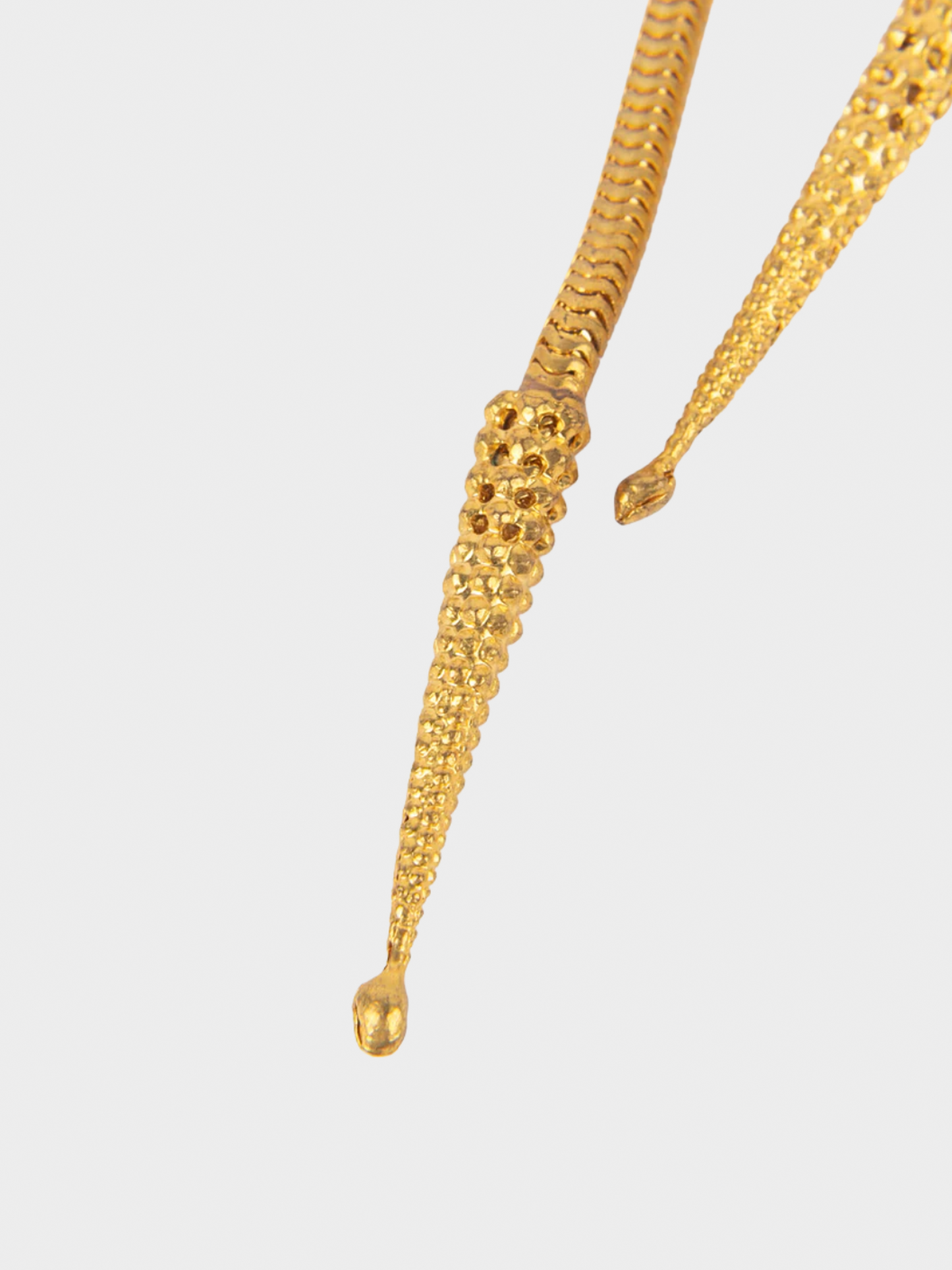 Yves Saint Laurent 1960s Gold Metal Bow Belt