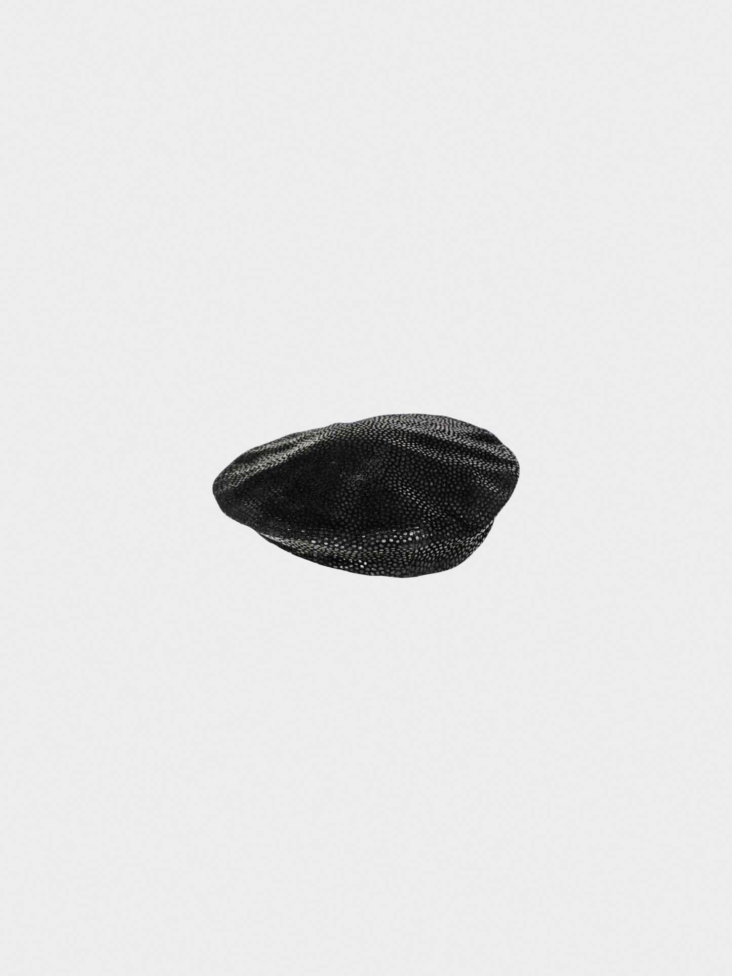 Yves Saint Laurent 1980s Black Leather Beret