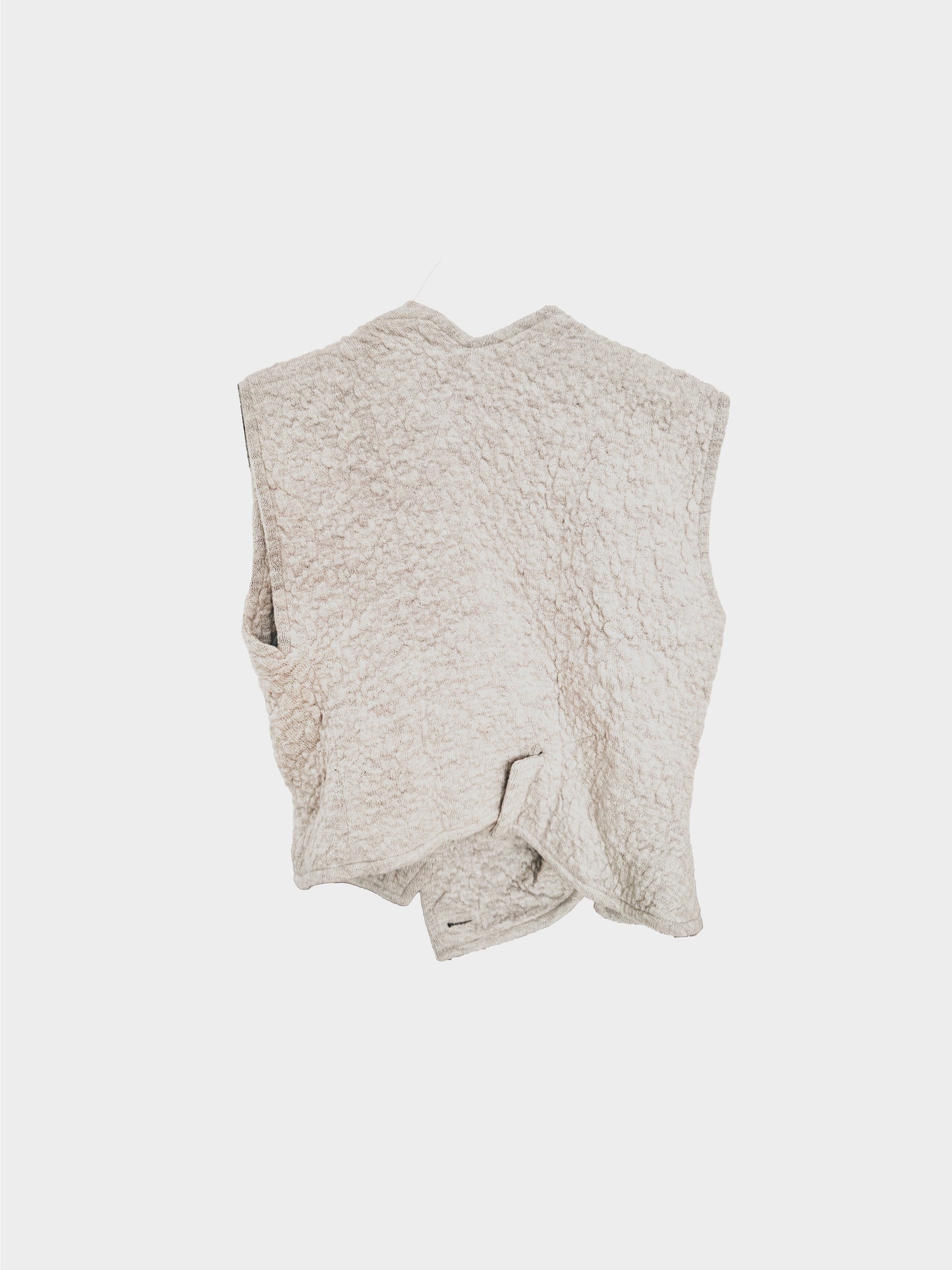 Vivienne Westwood 1990s Rare Red Label Beige Cloth Vest