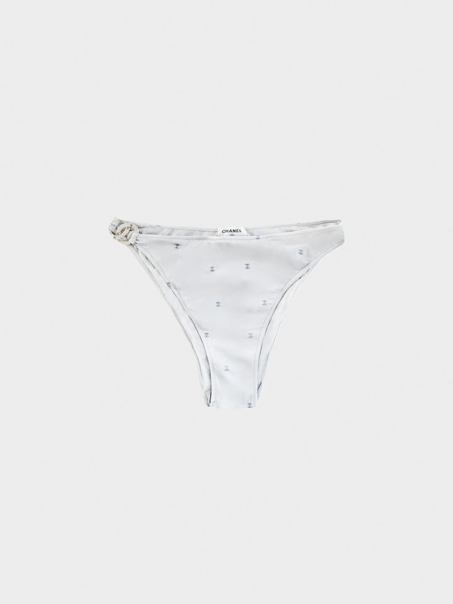 Chanel 2020s Silver CC Bikini Bottom