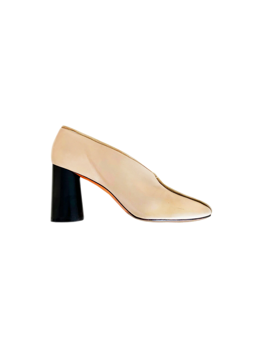 Celine 2000s Split Toe Beige Heels