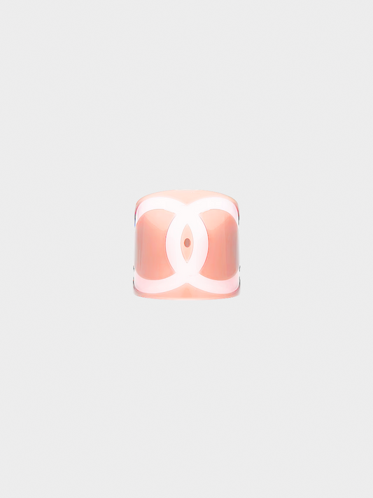 Chanel 2001 Pinky Beige Resin Bangle