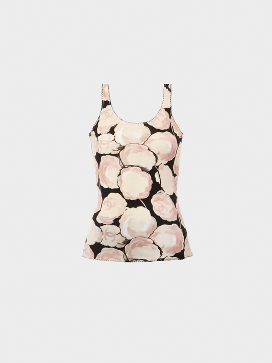 Chanel FW 2004 Pink Camellia Top