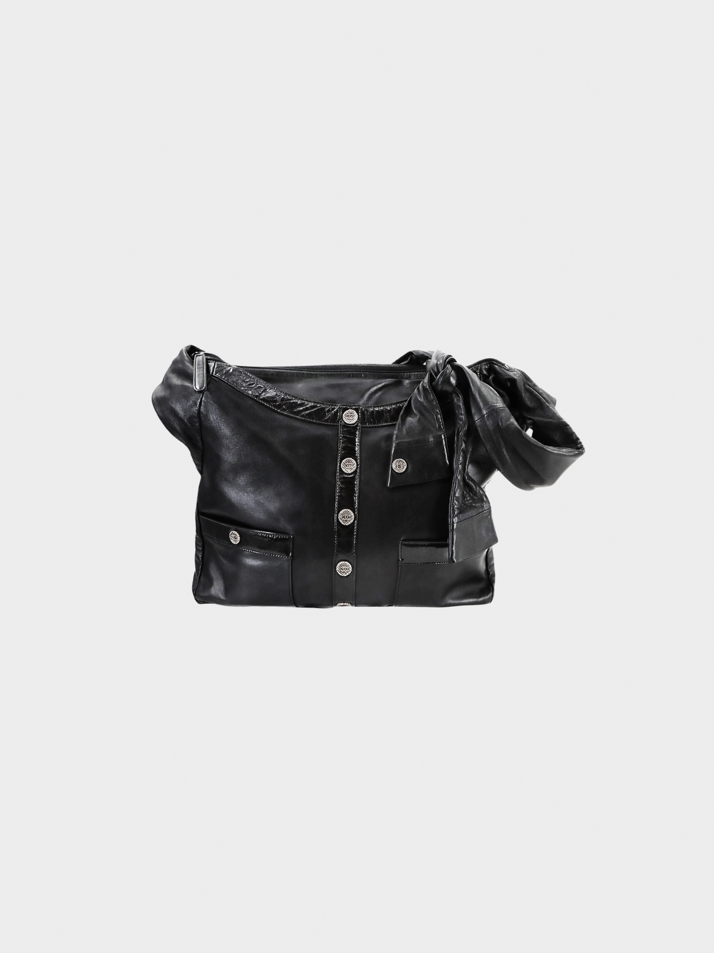 Chanel 2014-2015 Black Chanel Girl Shoulder Bag