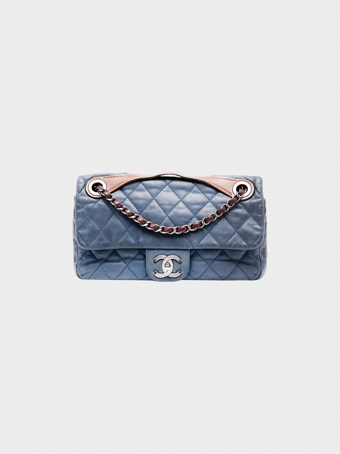 Chanel 2011 Azure Blue Jumbo Flap Bag