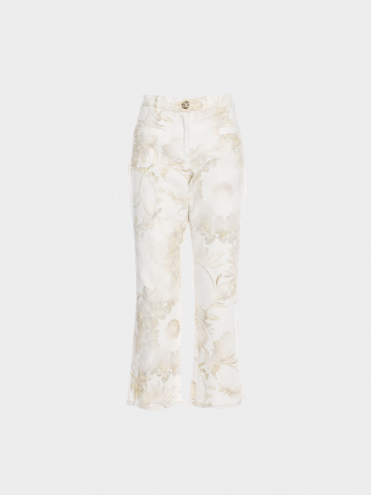 Chanel 2018 Runway White Paris-Greece Jeans