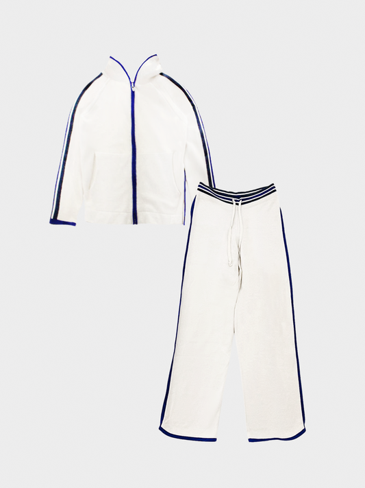 Chanel Cruise 2009 Sports Beige Track Suit Set