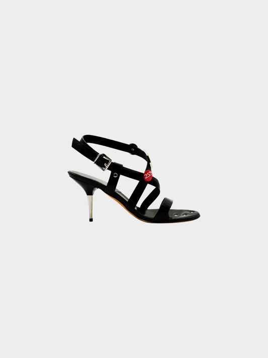 Christian Dior SS 2004 Black Hardcore Sandal