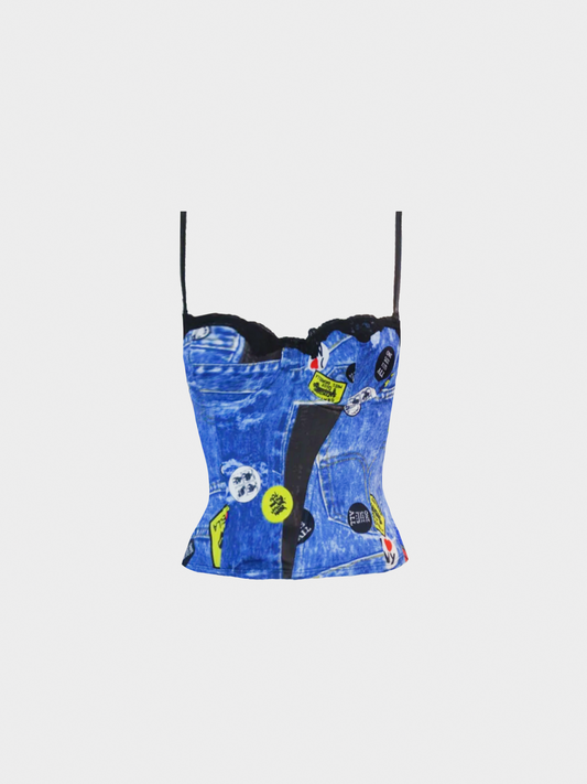 Christian Dior by John Galliano FW 2001 Miss Diorella Corset Top