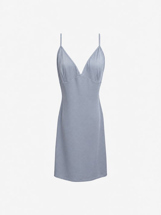 John Galliano 2000s Grey Slip Cami Dress