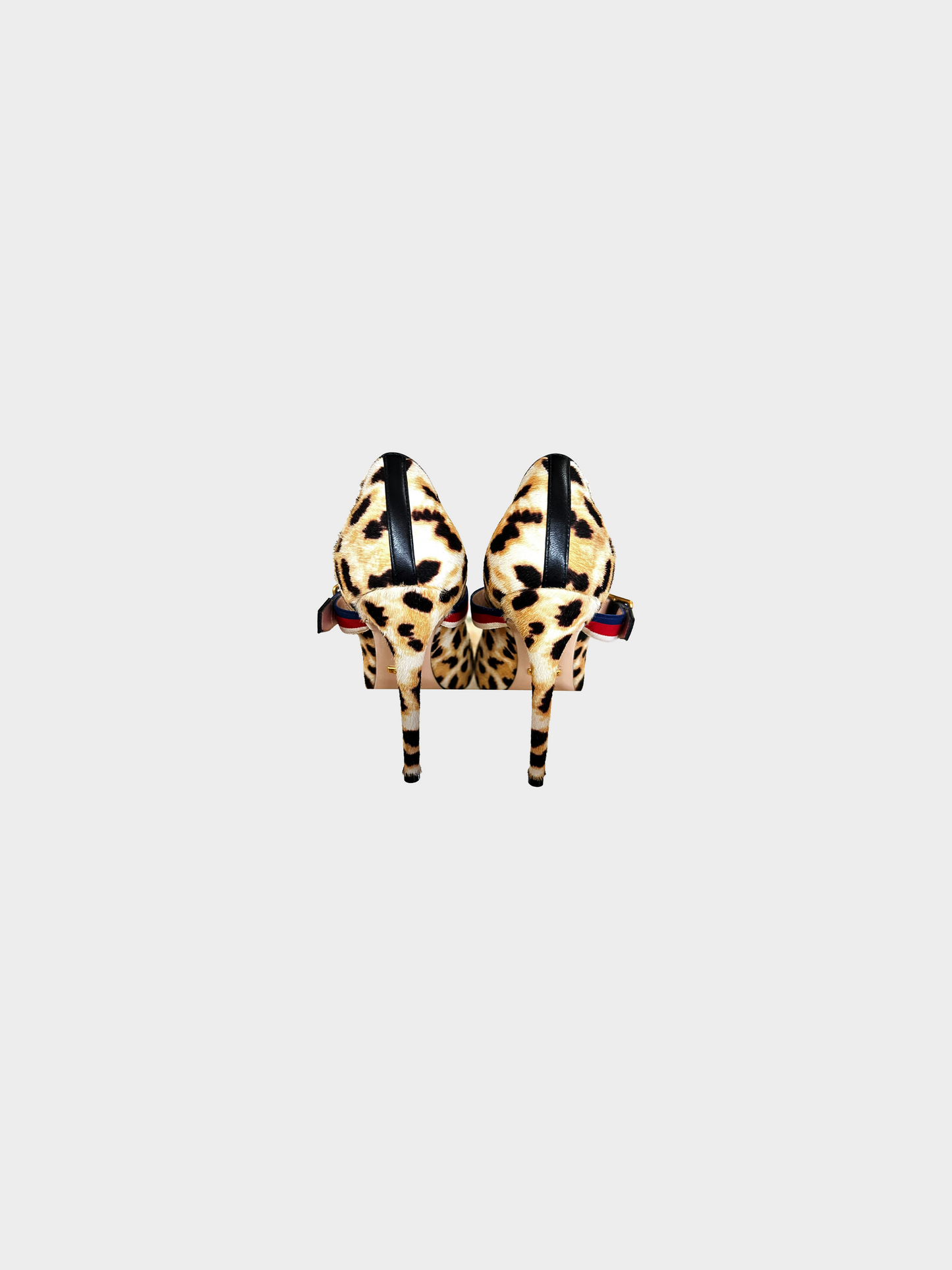 Gucci 2010s Sylvie Leopard Print Pumps