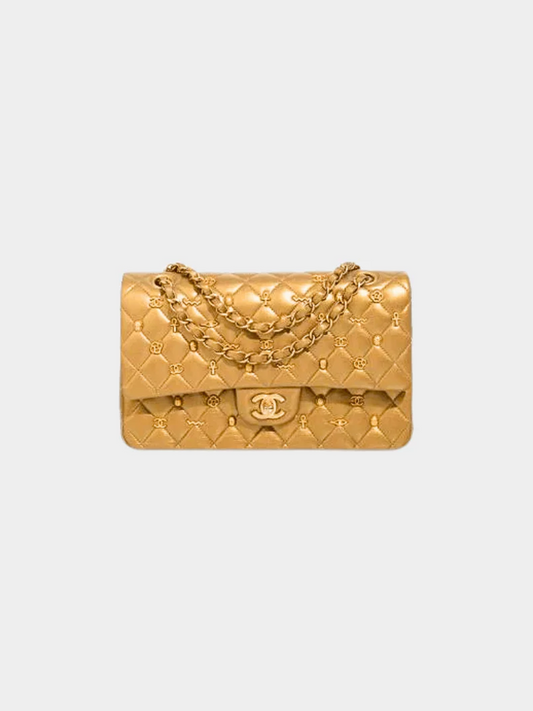 Chanel 2019 Gold Paris-Egypt Classic Double Flap Bag