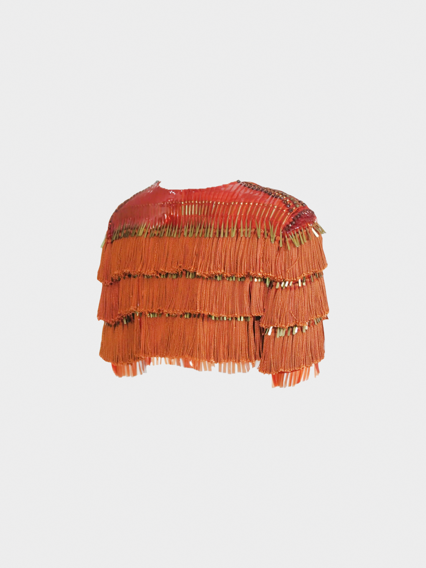 Gucci SS 2011 Brown Beaded Bolero