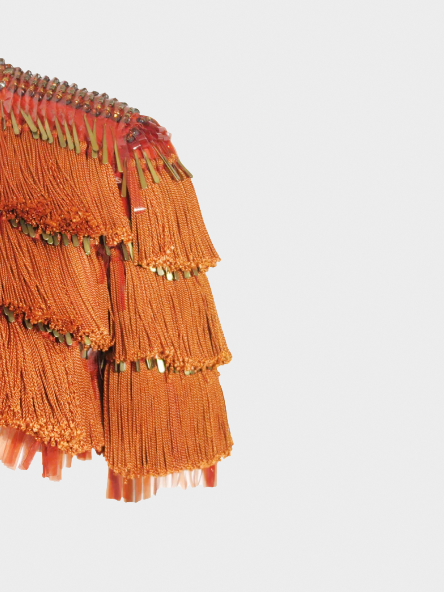 Gucci SS 2011 Brown Beaded Bolero