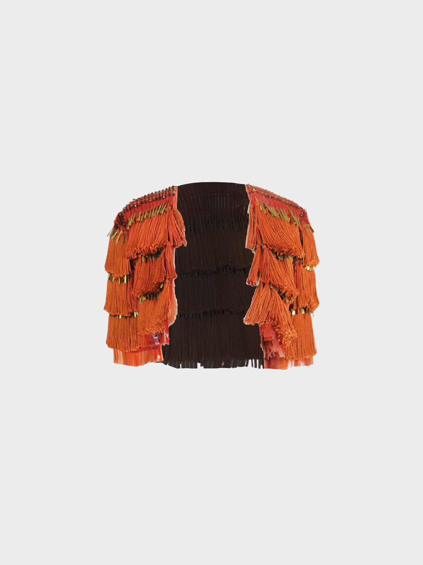 Gucci SS 2011 Brown Beaded Bolero