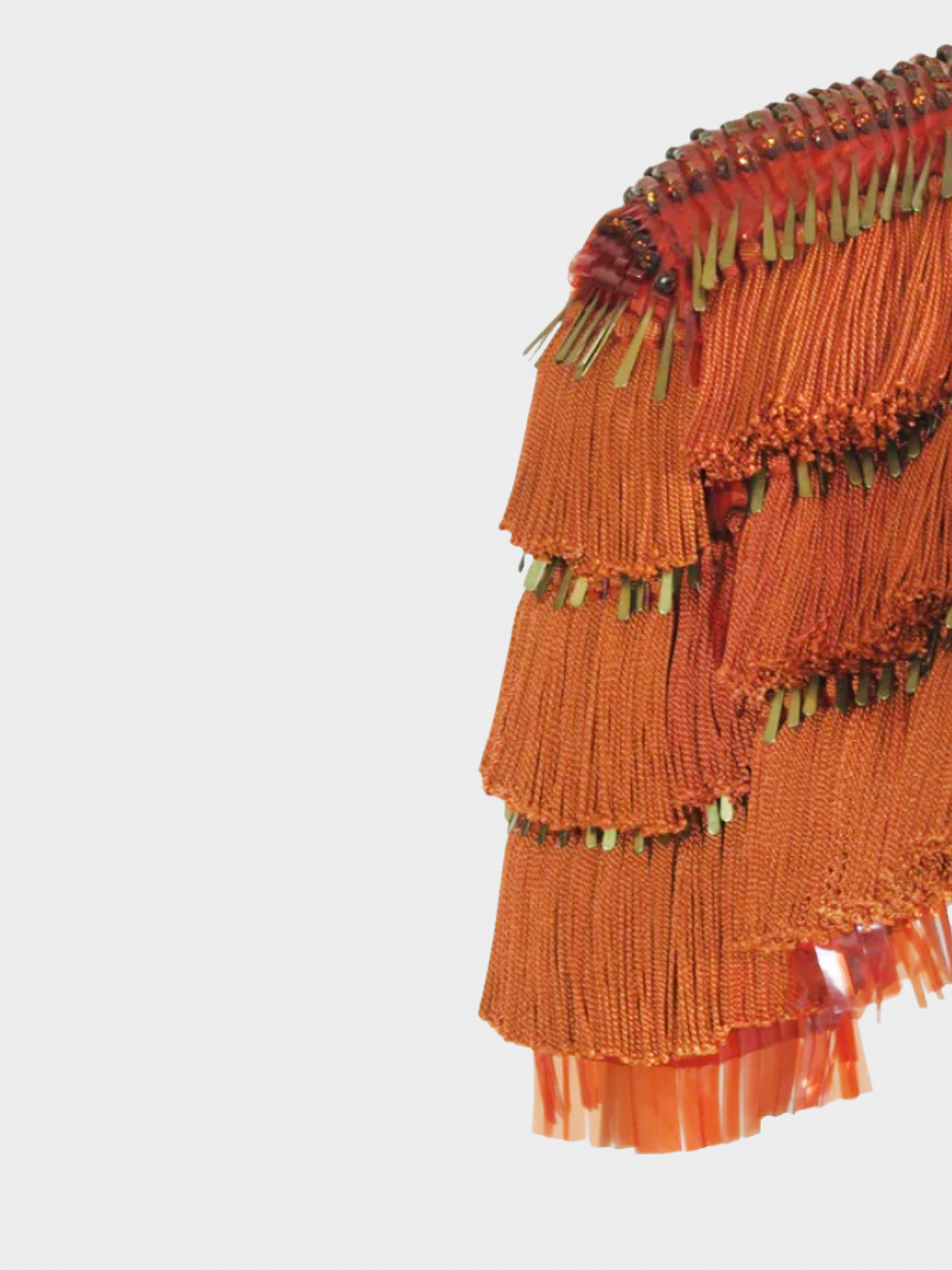 Gucci SS 2011 Brown Beaded Bolero