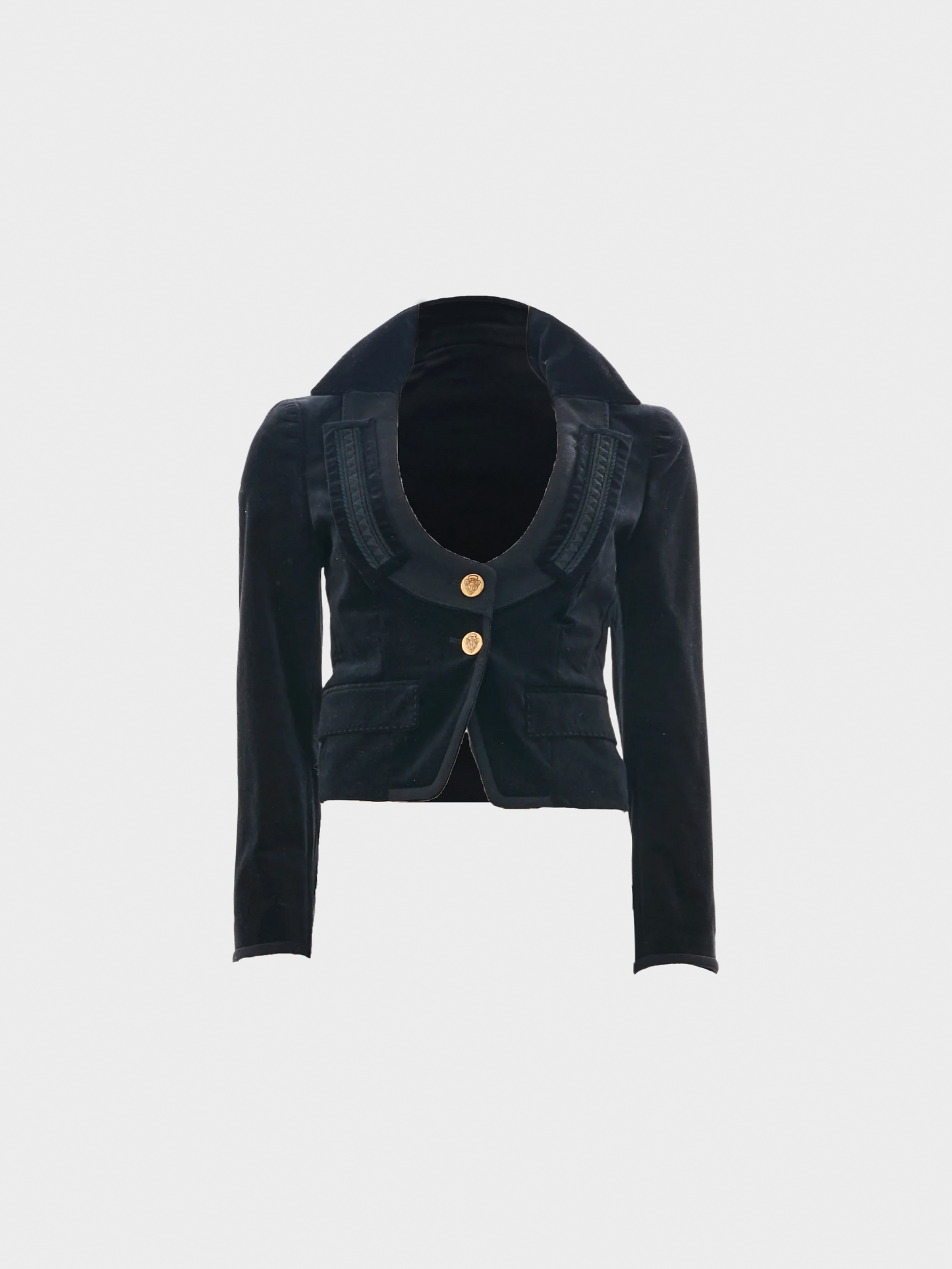 Gucci by Frida Giannini FW 2008 Black Fitted Jacket