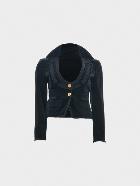 Gucci by Frida Giannini FW 2008 Black Fitted Jacket