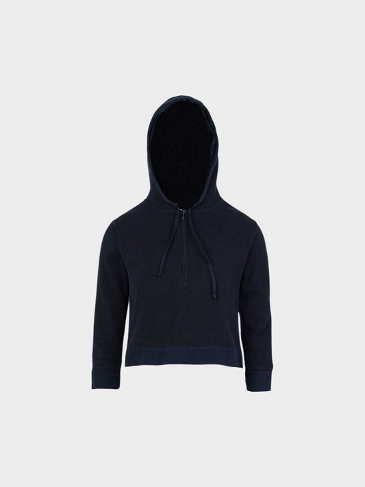 Miu Miu SS 1998 Navy Hooded Sweater