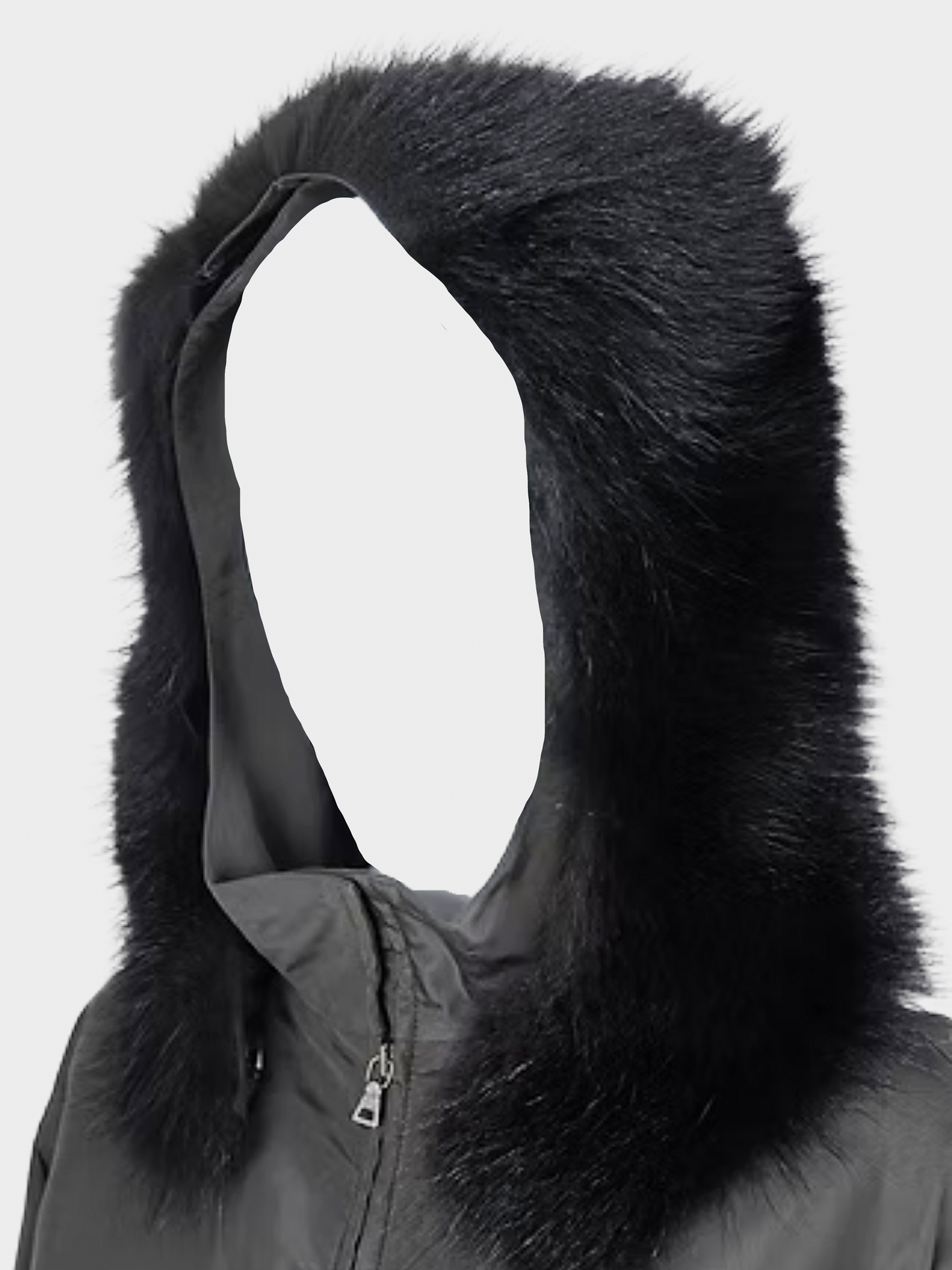 Prada FW 2006 Khaki Raccoon Fur Hood Jacket