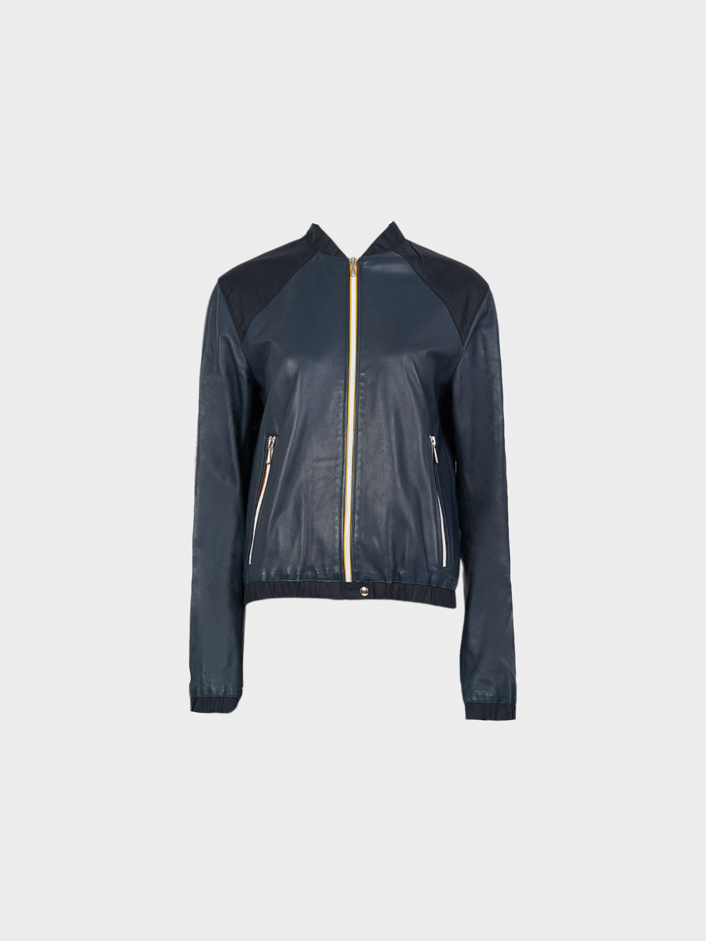 Miu Miu SS 2000 Navy Leather Jacket