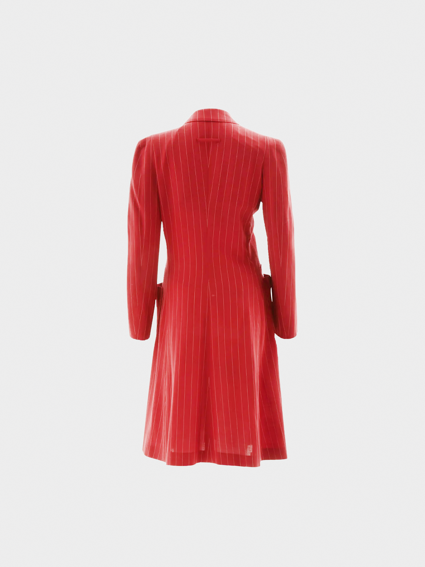 Jean Paul Gaultier SS 1993 Red Pinstripe Wool Jacket