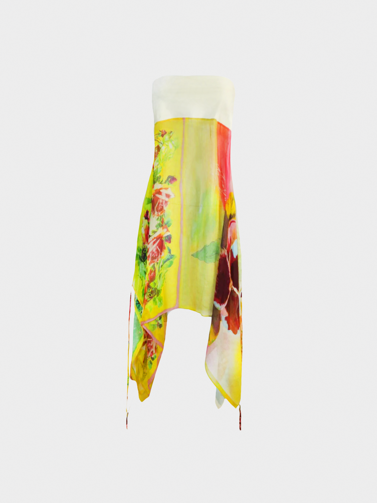 Jean Paul Gaultier 2000s Multicoloured Printed Floral Dress