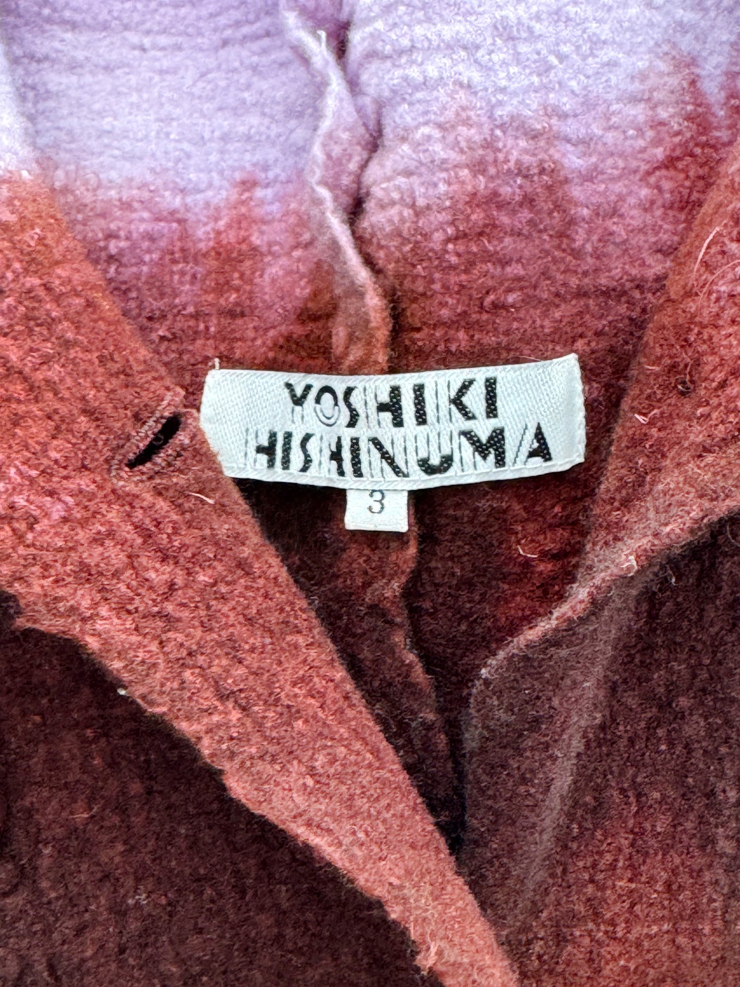 Yoshiki Hishinuma 1990s Rare Gradient Dyed Wool Shirt