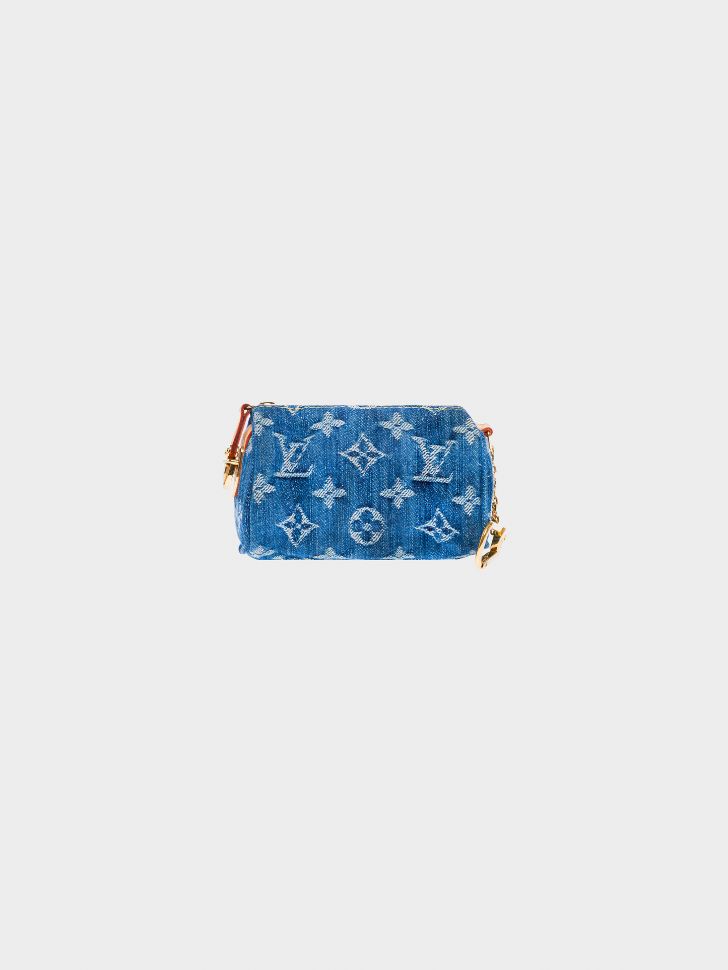 Louis Vuitton SS 2005 Denim Blue Speedy PM Bag Charm