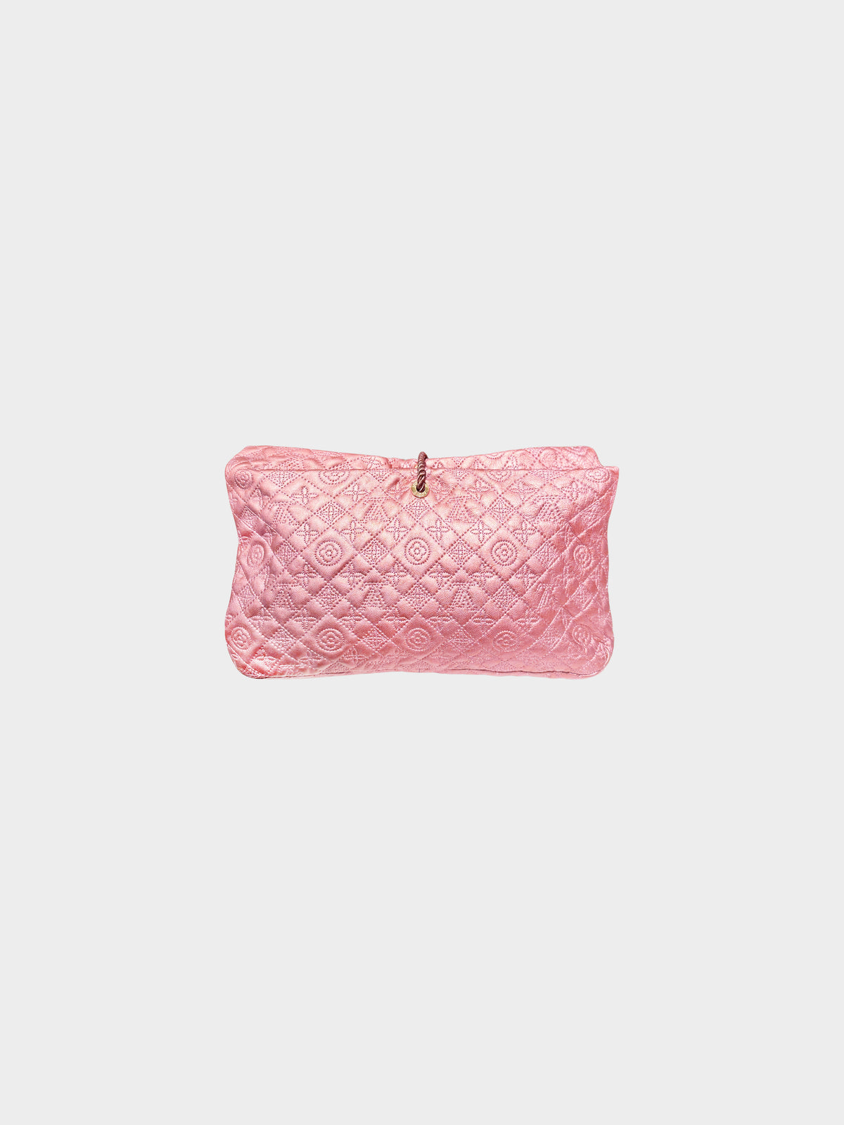 Louis Vuitton FW 2009 Pink Leather Monogram African Queen Clutch