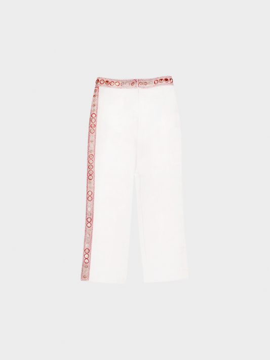 Alexander Mcqueen SS 2003 White Mirror Pants