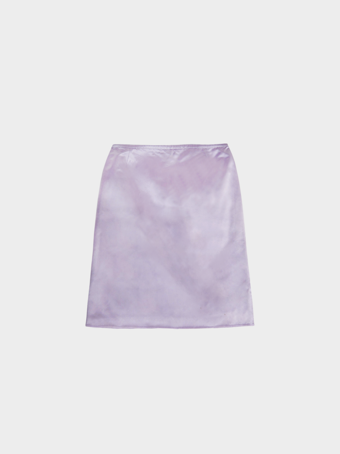 Miu Miu SS 1998 Purple Satin Midi Skirt