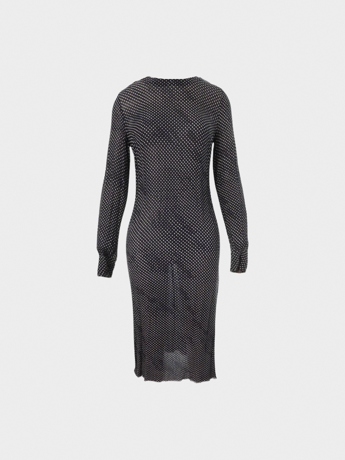 Maison Martin Margiela AW 2002 Black and White Dot Print Dress