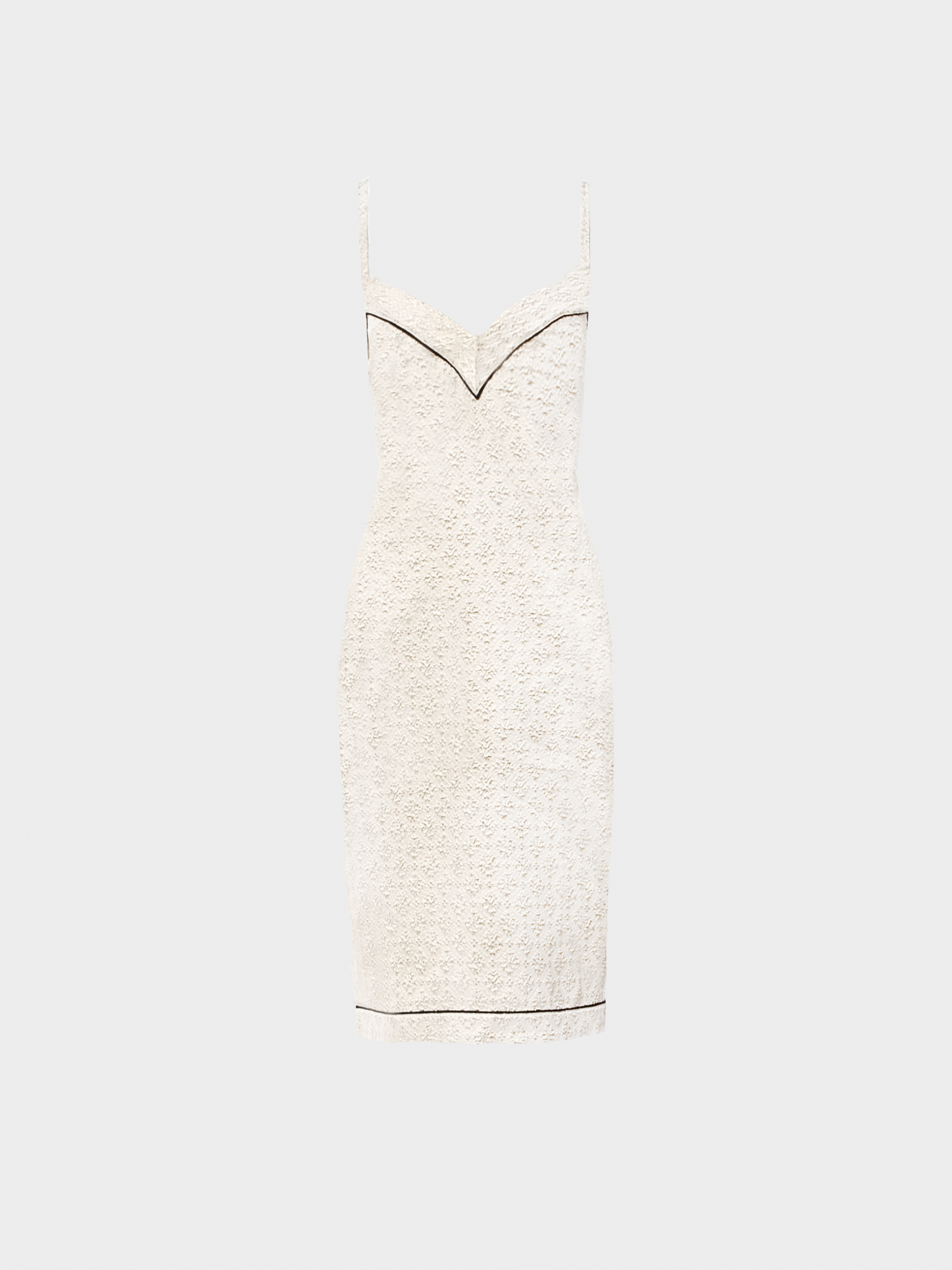 Prada SS 2002 Runway Golden Beige Silk Blend Jacquard Dress