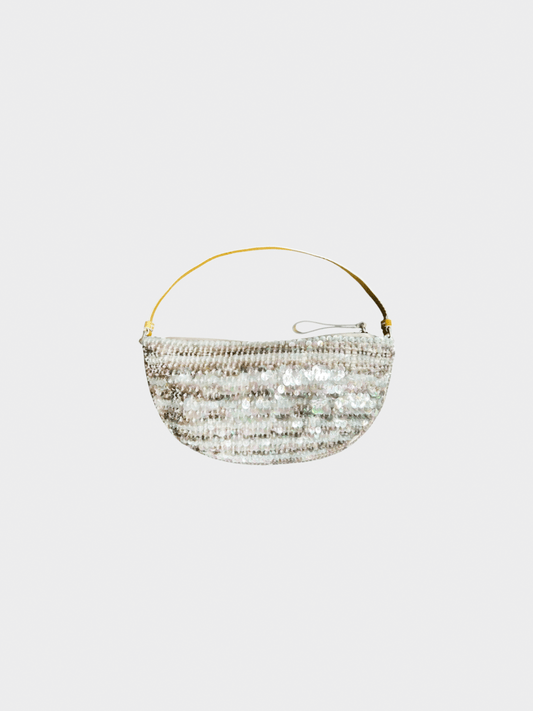 Prada 2000s Sequined Cleo Mini Hand Bag