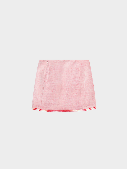 Prada SS 1999 Pink Cotton Mini Skirt