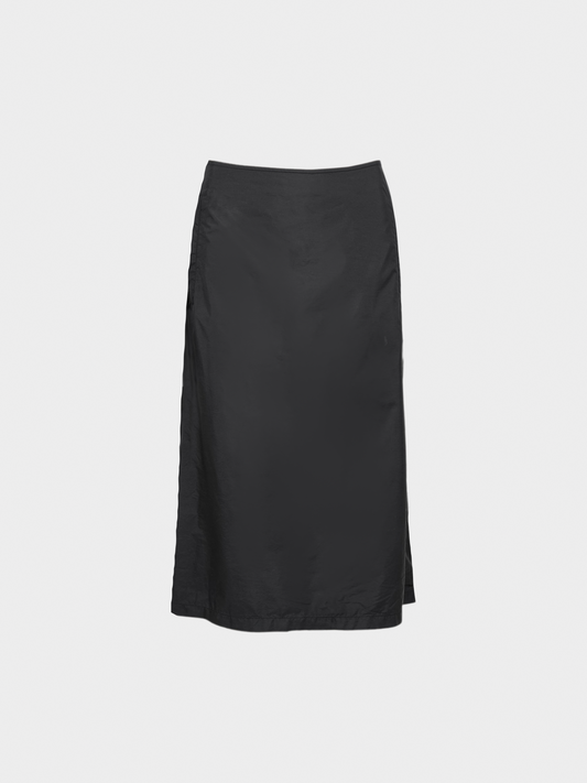 Prada SS 1999 Black Nylon Skirt