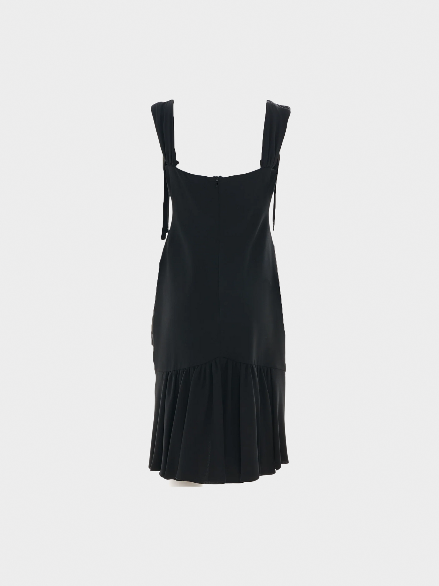Valentino FW 2005 Runway Black Silk Bow Cocktail Dress