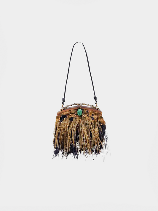 Valentino Spring 2003 RTW Runway Feather Bag