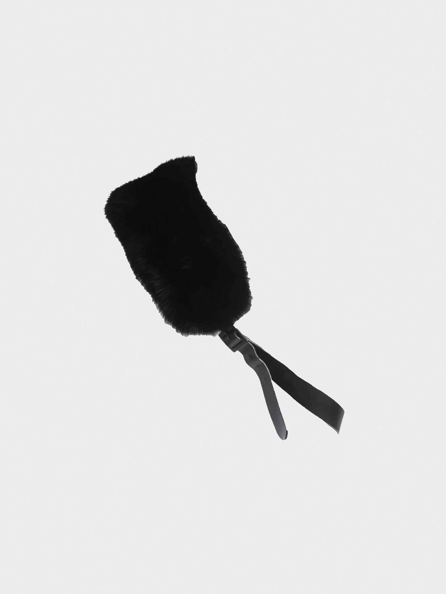 Valentino 1990s Black Fur Etole Body Scarf