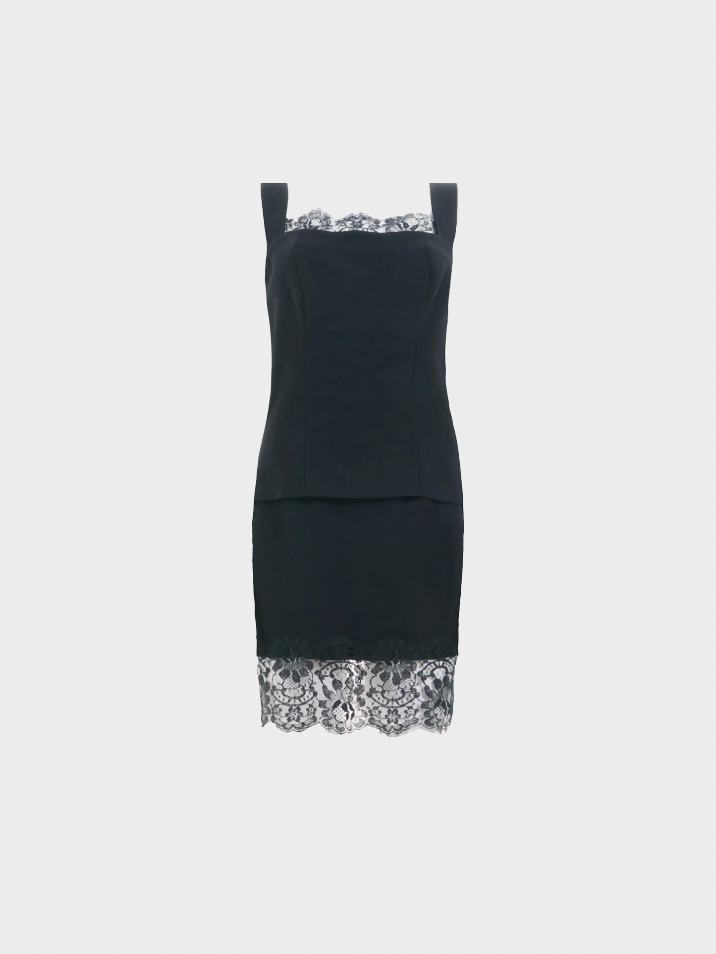 Yves Saint Laurent FW 1994 Black Lace Set