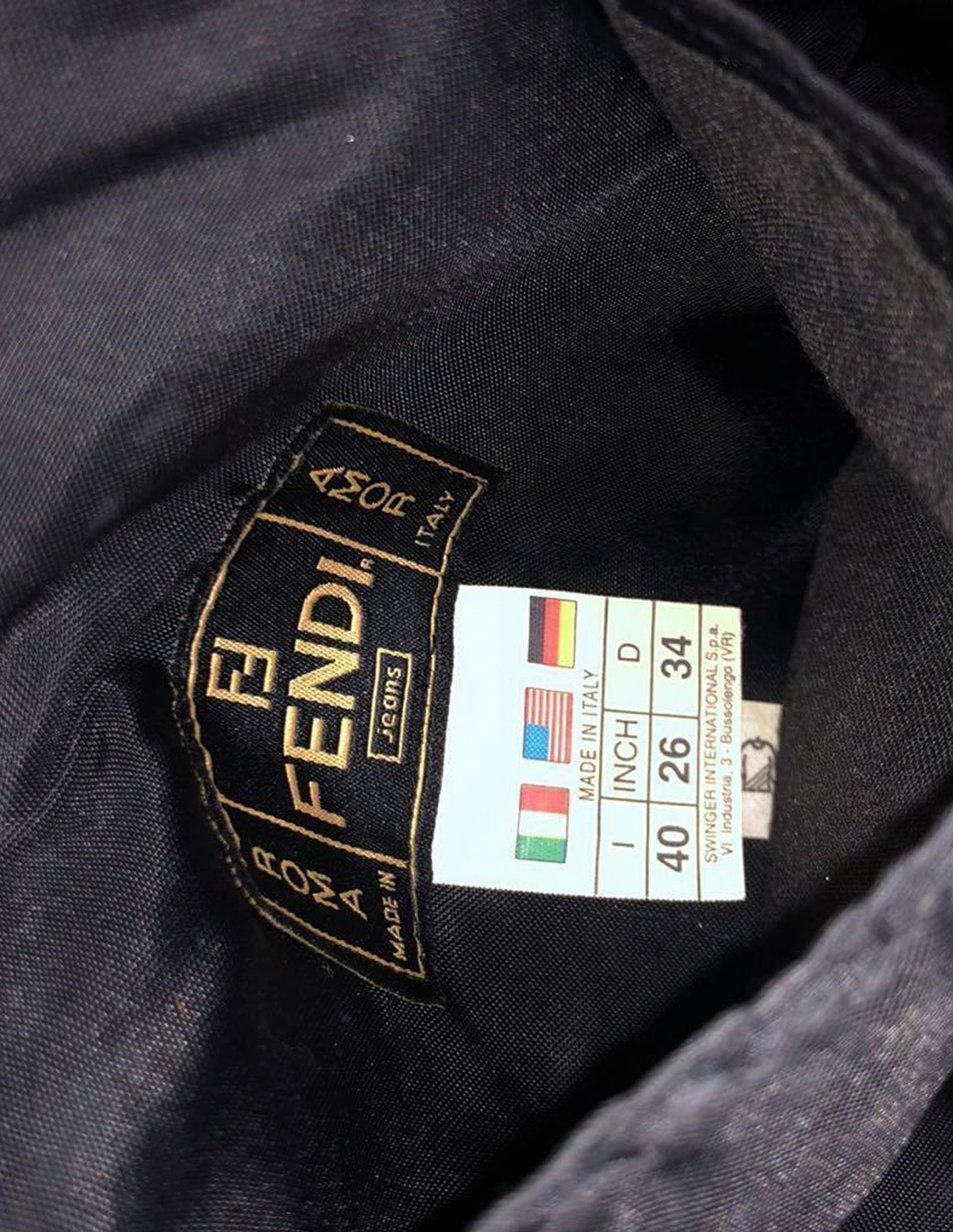 Fendi 1990s Zucca Reversible Nylon Fur Jacket
